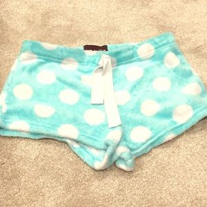 Super soft plush pajama shorts!